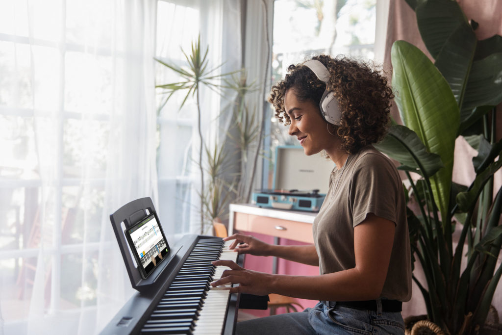 lecciones en Skoove con piano Roland